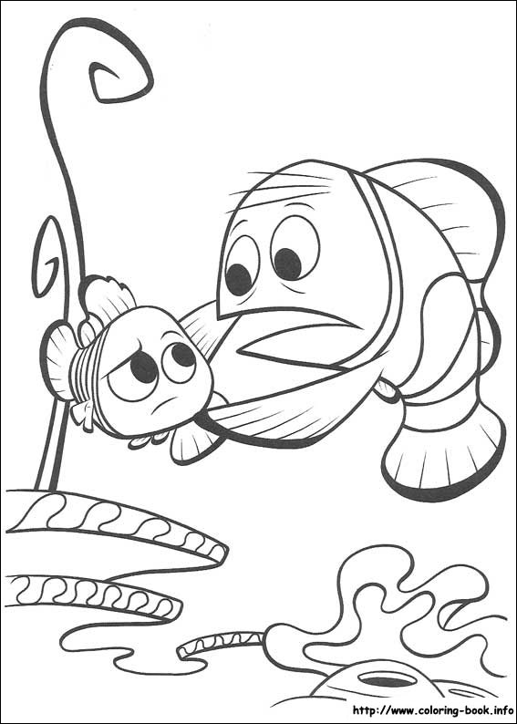 Finding Nemo coloring picture